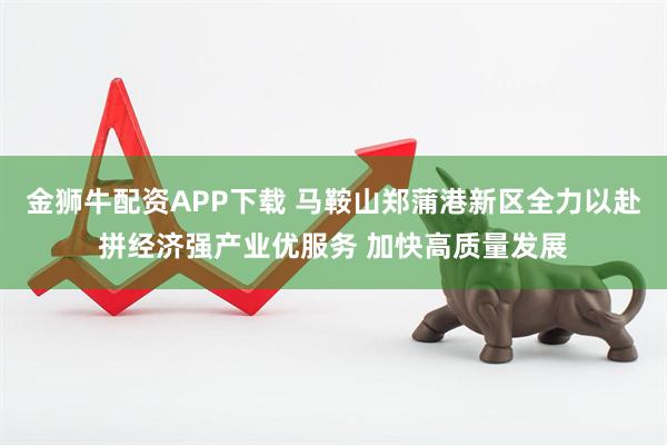 金狮牛配资APP下载 马鞍山郑蒲港新区全力以赴拼经济强产业优服务 加快高质量发展